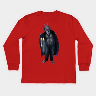 Sketchy Mothman Kids Long Sleeve T-Shirt